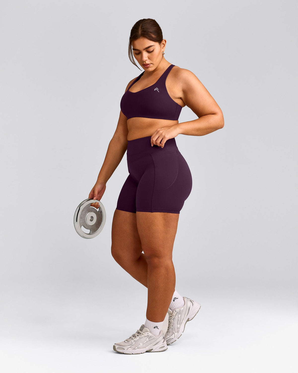 Oner Active EasyLift™ Cross Back Sports Bra | Blackberry Purple