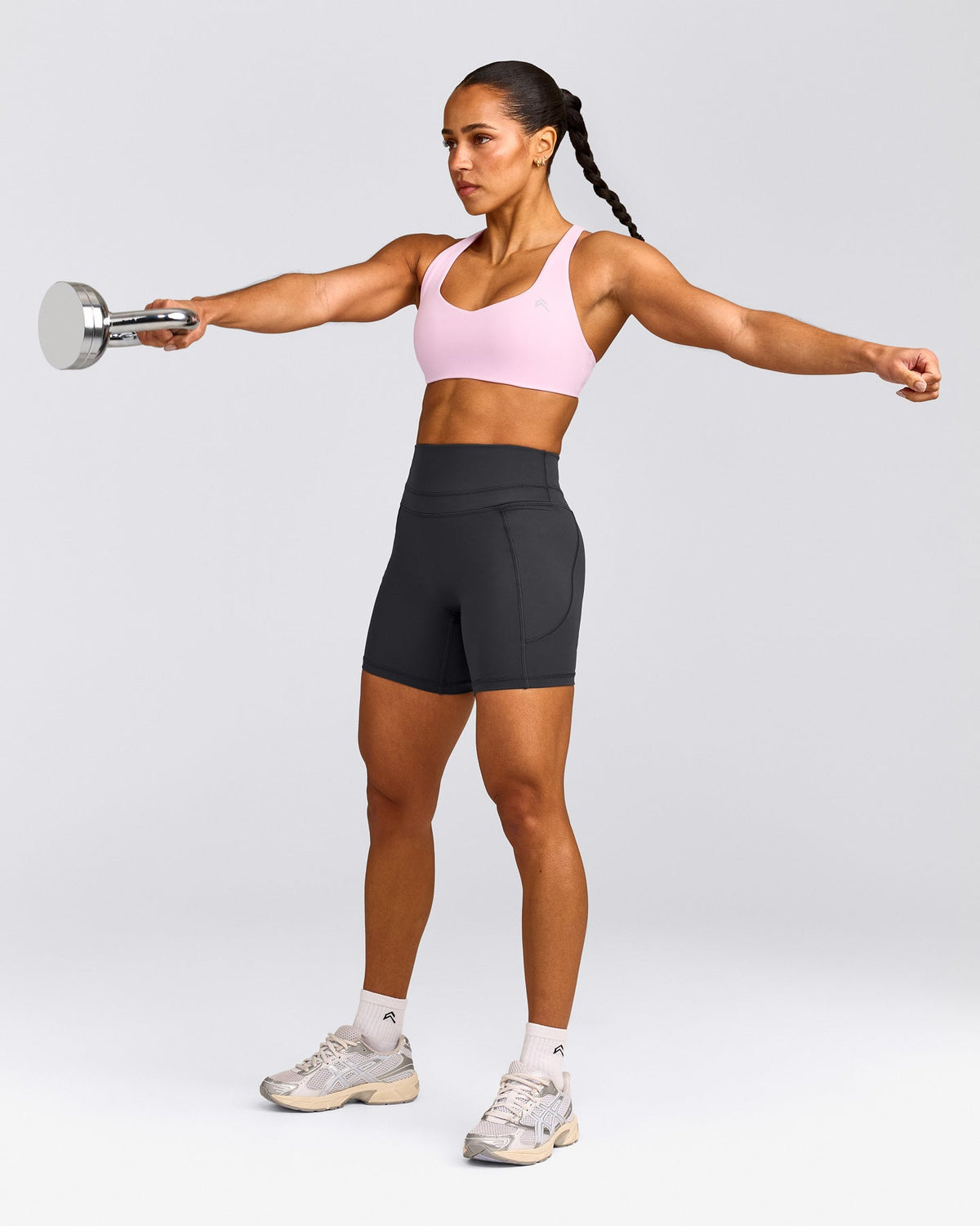 Oner Active EasyLift™ Cross Back Sports Bra | Chalk Pink