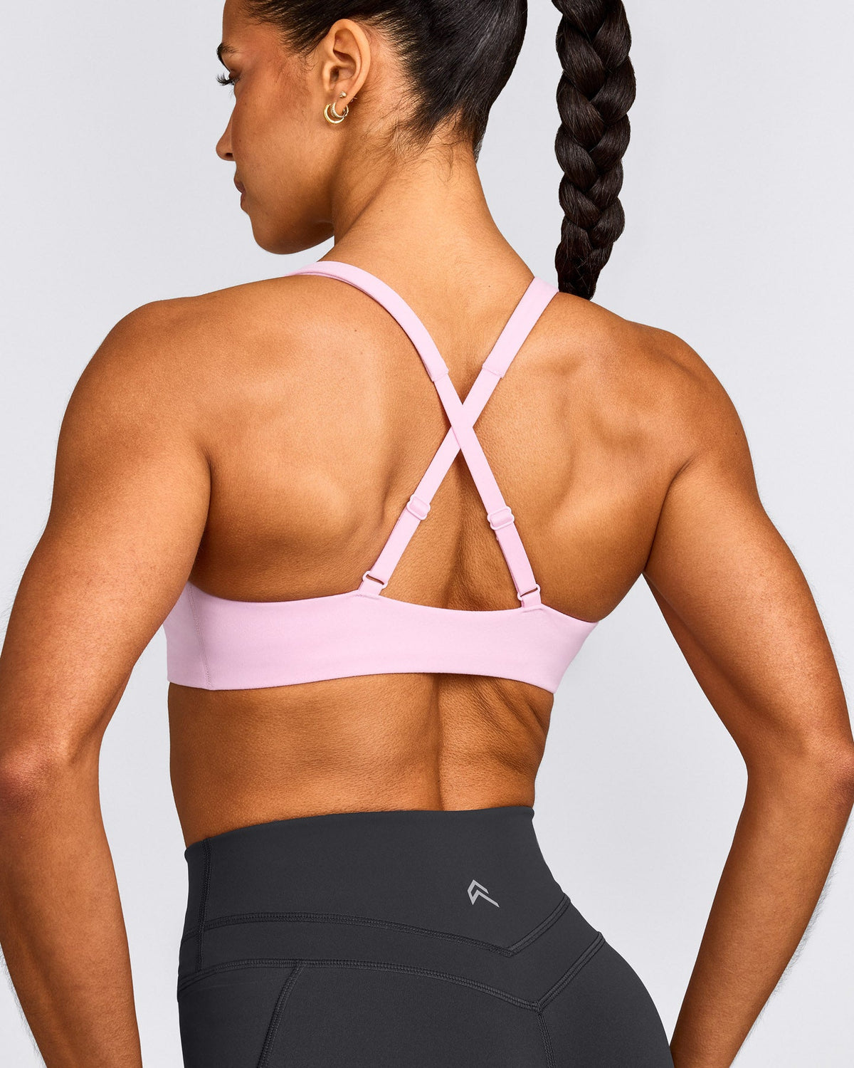 Oner Active EasyLift™ Cross Back Sports Bra | Chalk Pink