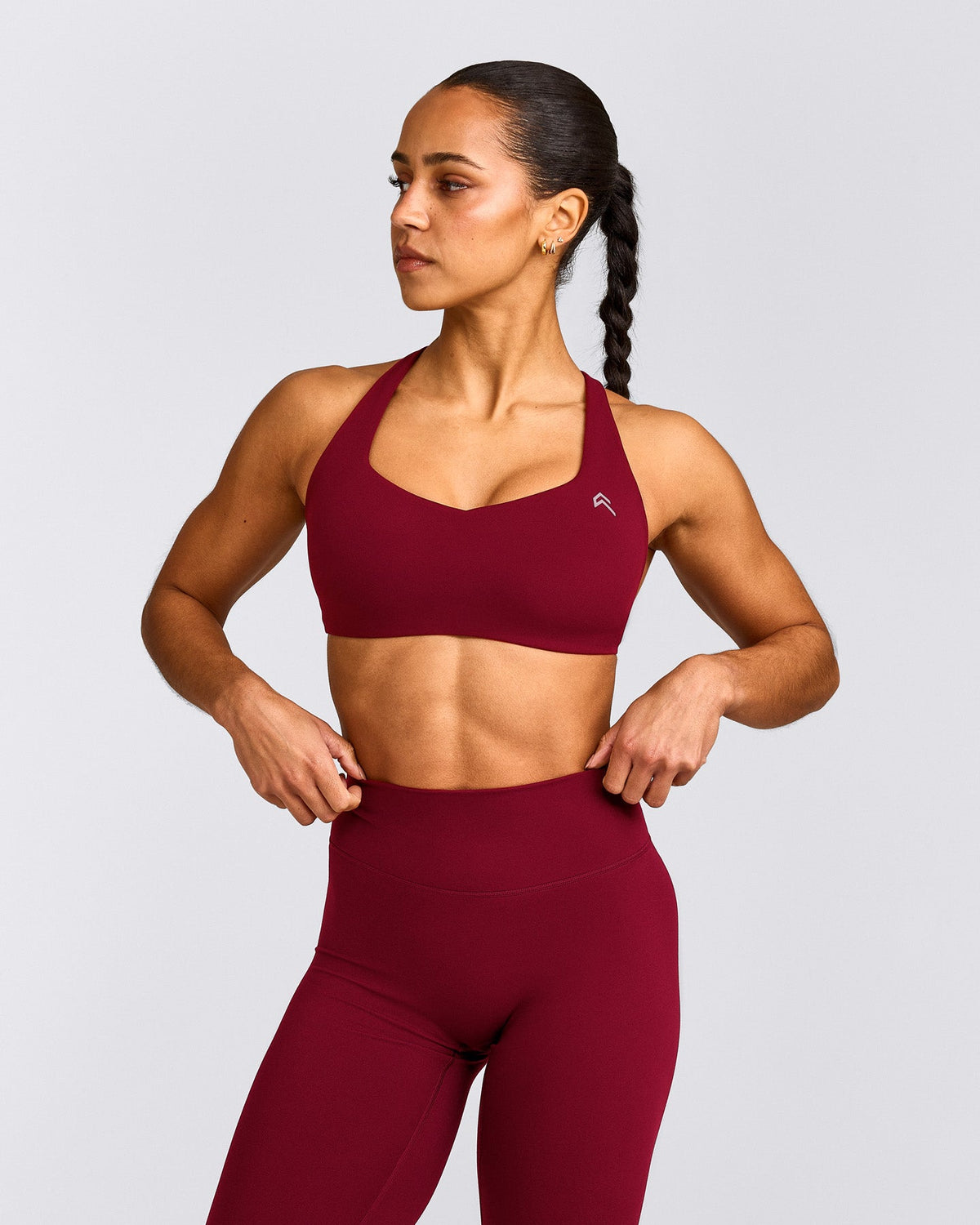 Oner Active EasyLift™ Cross Back Sports Bra | Ruby Red