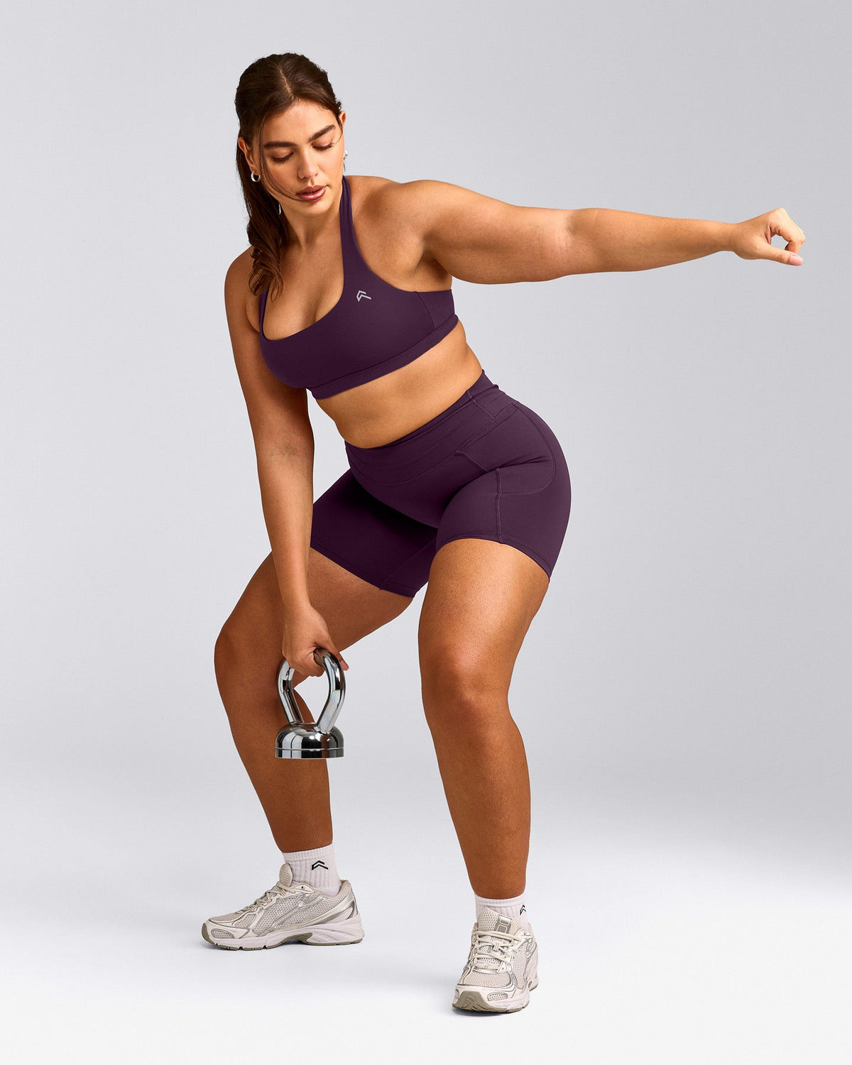 Oner Active EasyLift™ Halter Bralette | Blackberry Purple