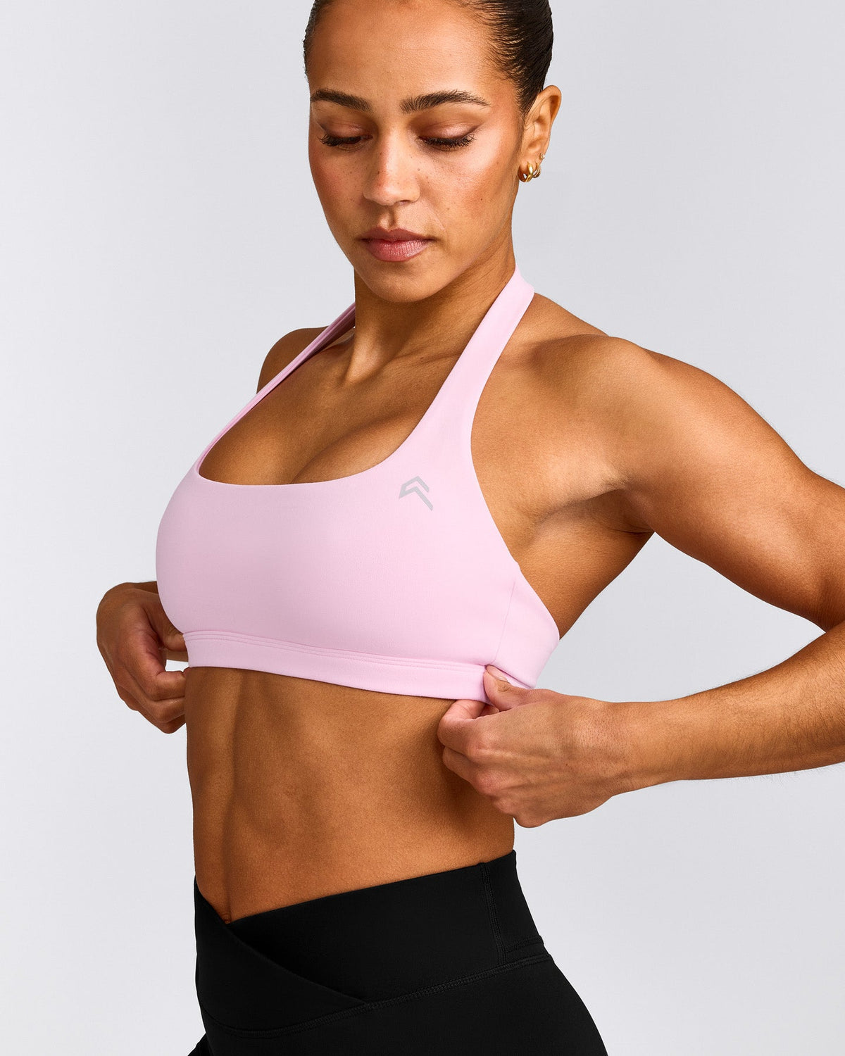 Oner Active EasyLift™ Halter Bralette | Chalk Pink