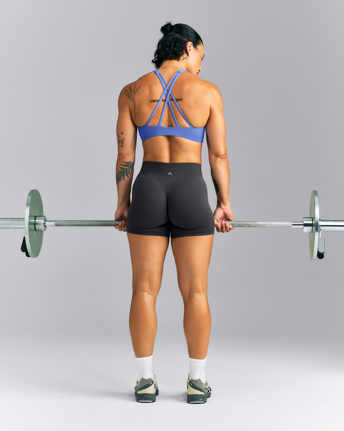 Oner Active EasyLift™ High Neck Sports Bra | Glaucous Blue