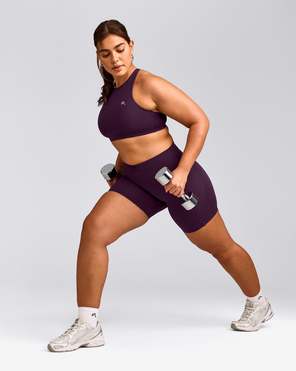 Oner Active EasyLift™ High Neck Sports Bra | Blackberry Purple
