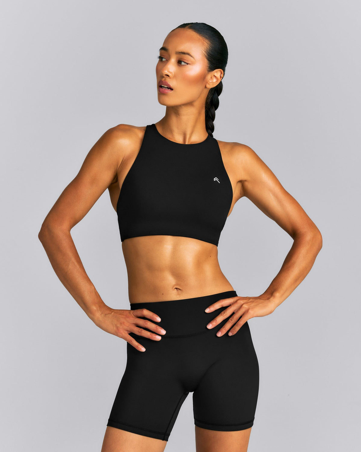 Oner Active EasyLift™ High Neck Sports Bra | Black