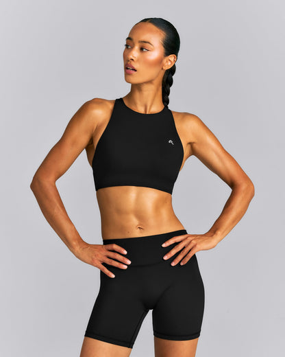 Oner Active EasyLift™ High Neck Sports Bra | Black