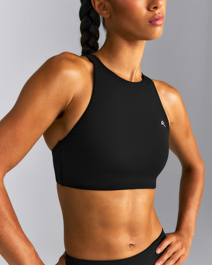Oner Active EasyLift™ High Neck Sports Bra | Black