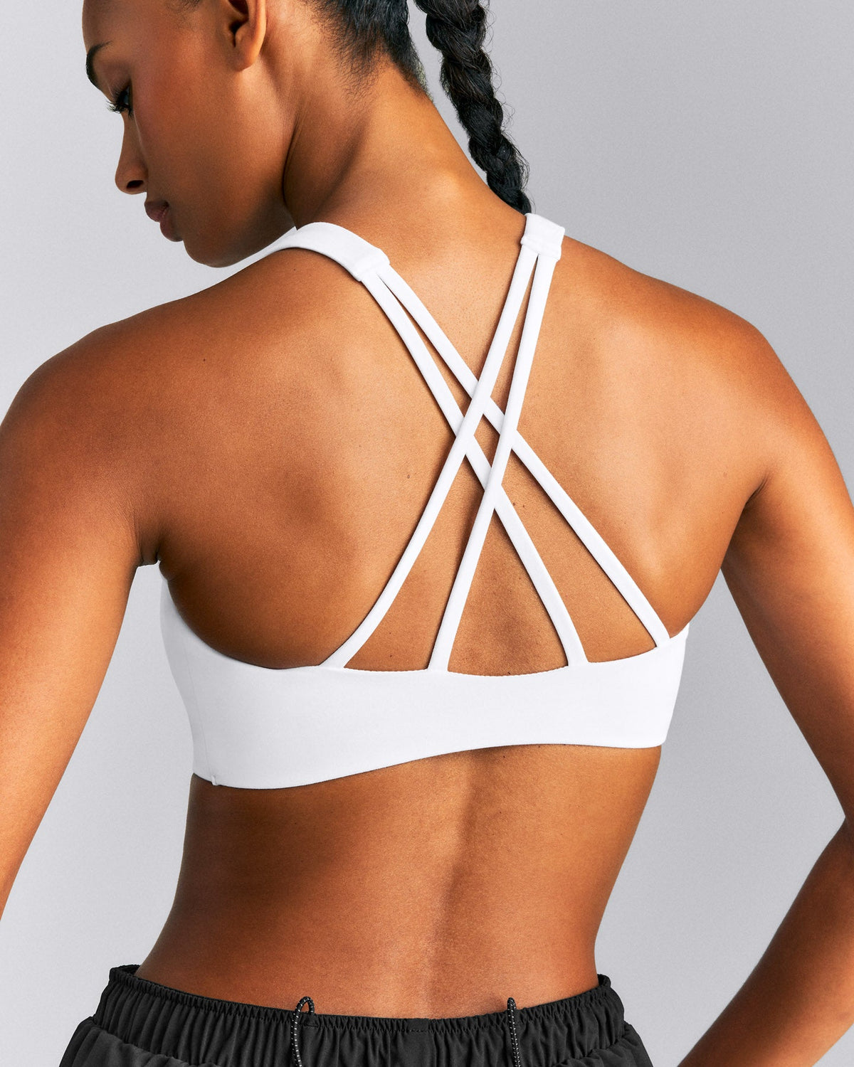 Oner Active EasyLift™ High Neck Sports Bra | White
