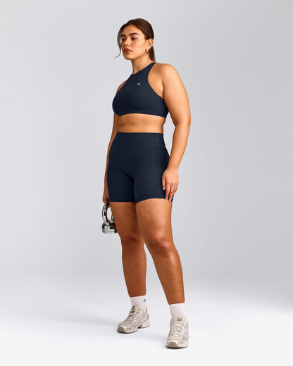 Oner Active EasyLift™ High Neck Sports Bra | True Blue