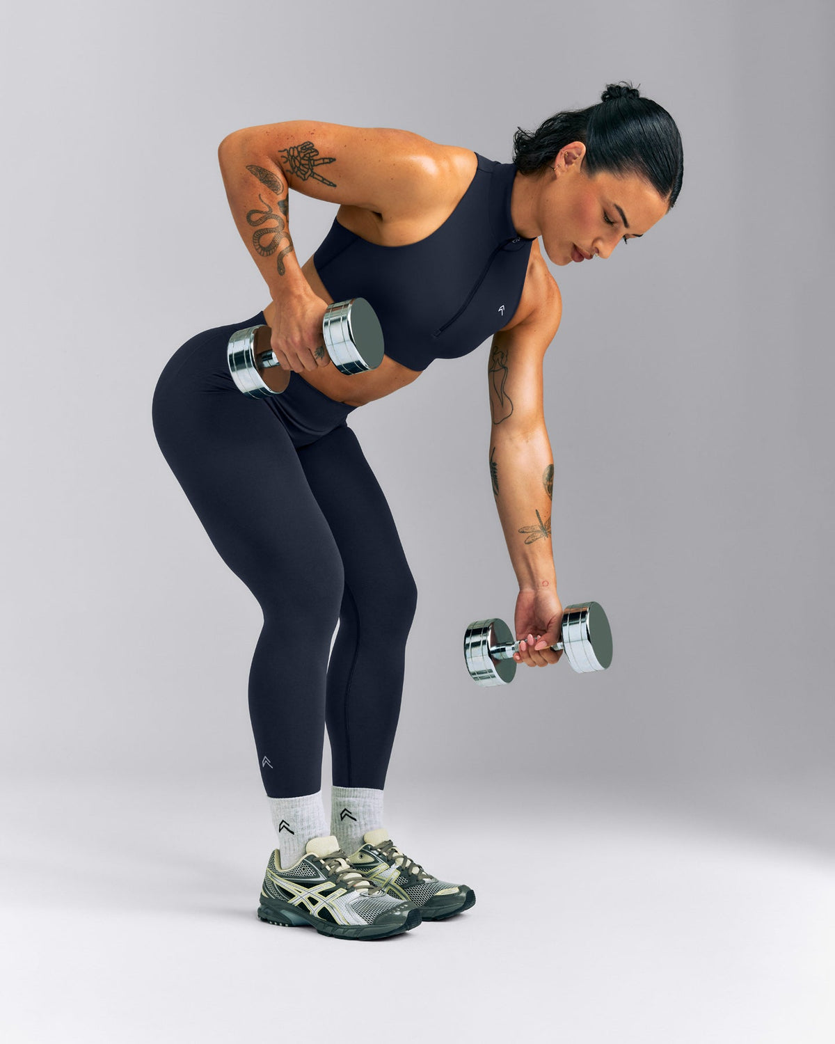 Oner Active EasyLift™ Zip High Neck Sports Bra | True Blue