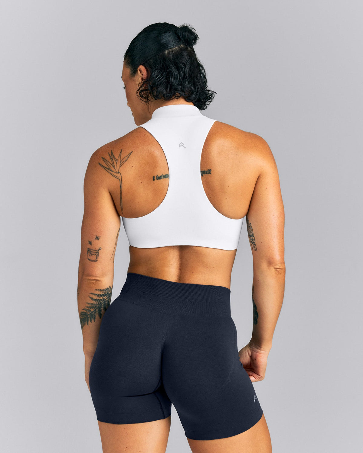 Oner Active EasyLift™ Zip High Neck Sports Bra | White