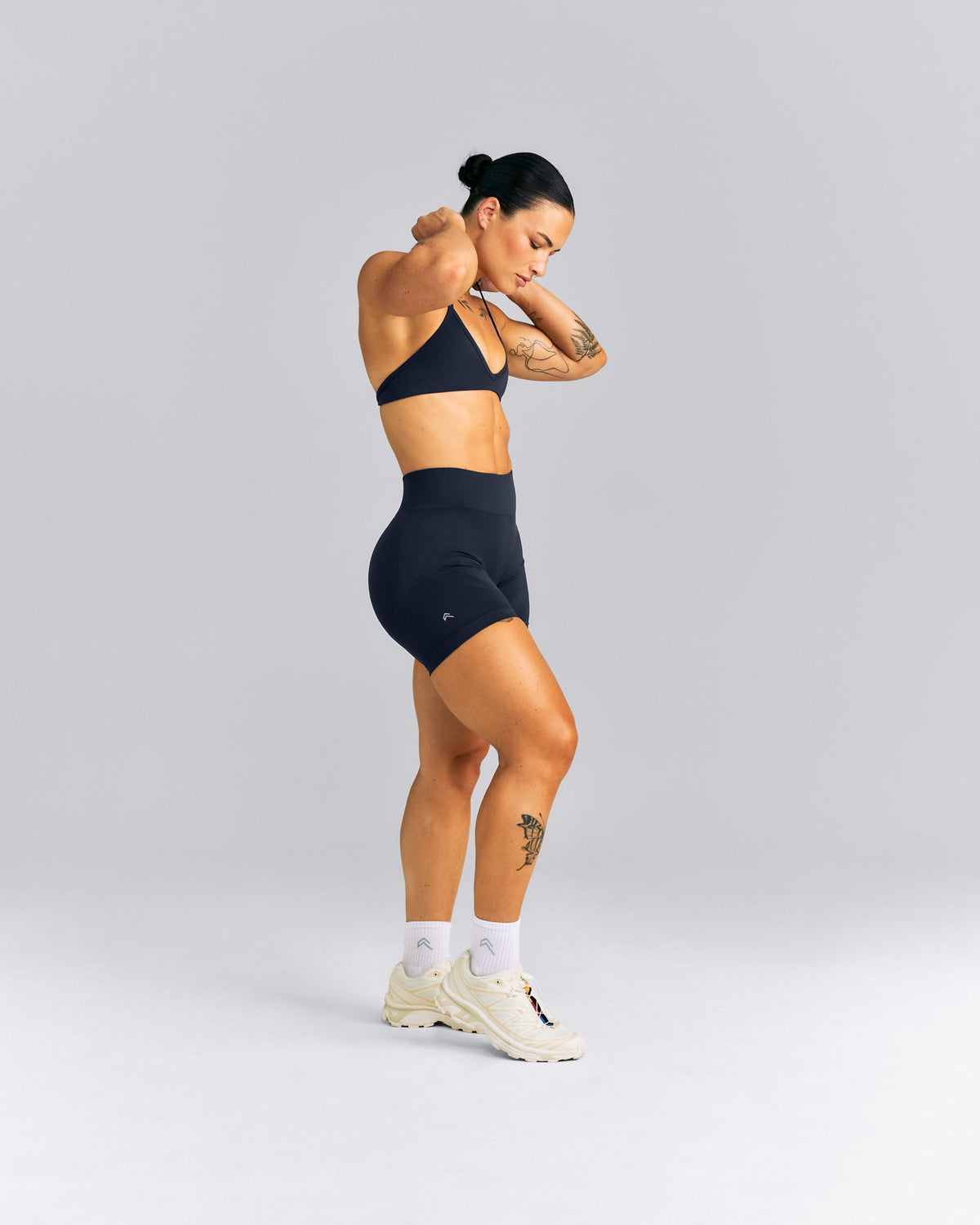 Oner Active EnhanceLift™ Seamless Mid Rise Shorts | True Blue