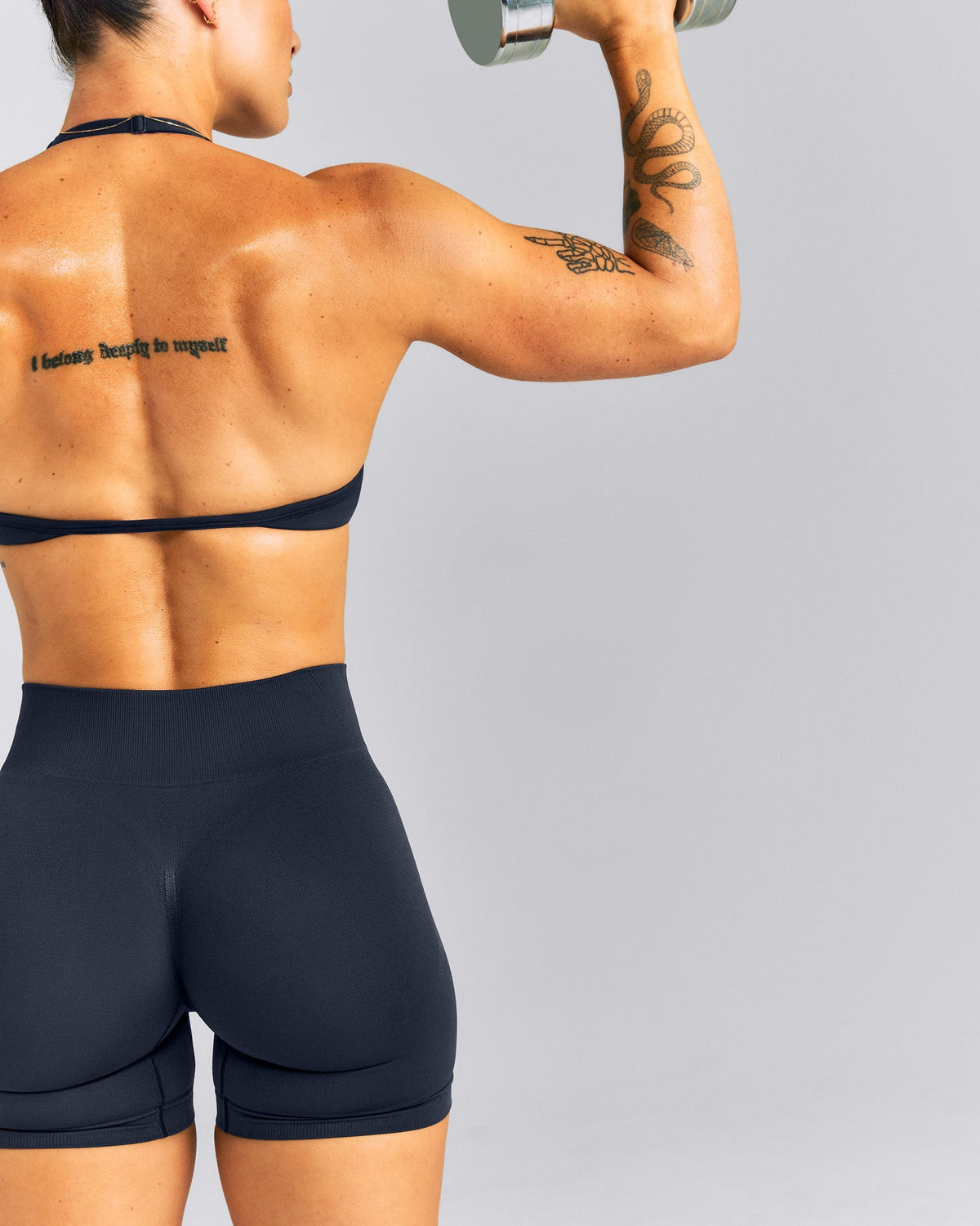 Oner Active EnhanceLift™ Seamless Mid Rise Shorts | True Blue