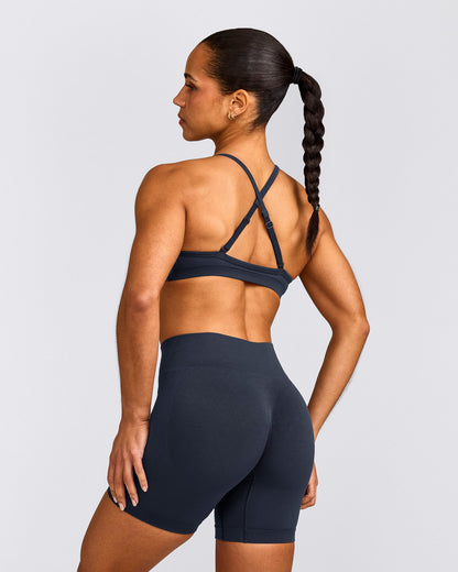 Oner Active EnhanceLift™ Seamless Strappy Sports Bra | True Blue