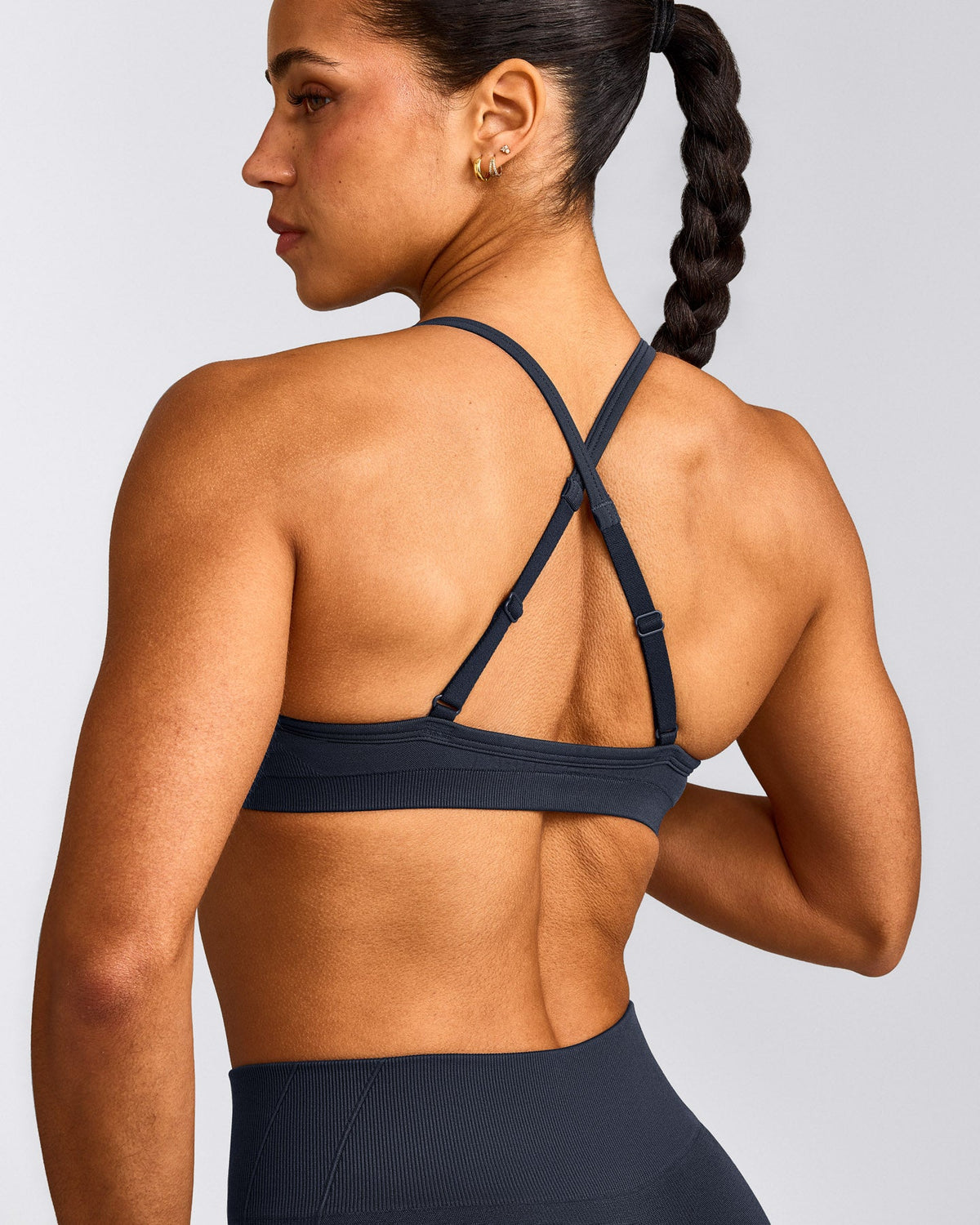Oner Active EnhanceLift™ Seamless Strappy Sports Bra | True Blue