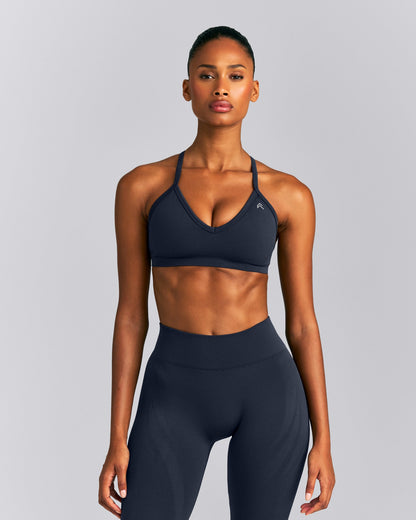 Oner Active EnhanceLift™ Seamless Strappy Sports Bra | True Blue