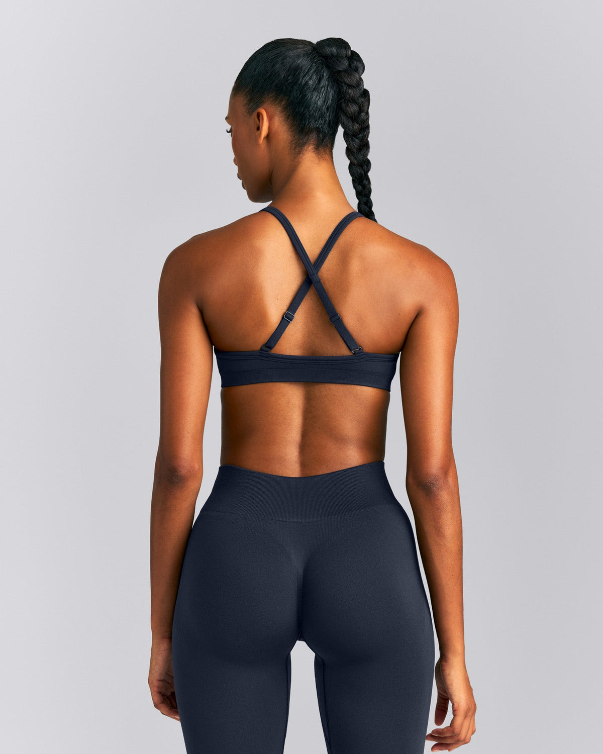Oner Active EnhanceLift™ Seamless Strappy Sports Bra | True Blue