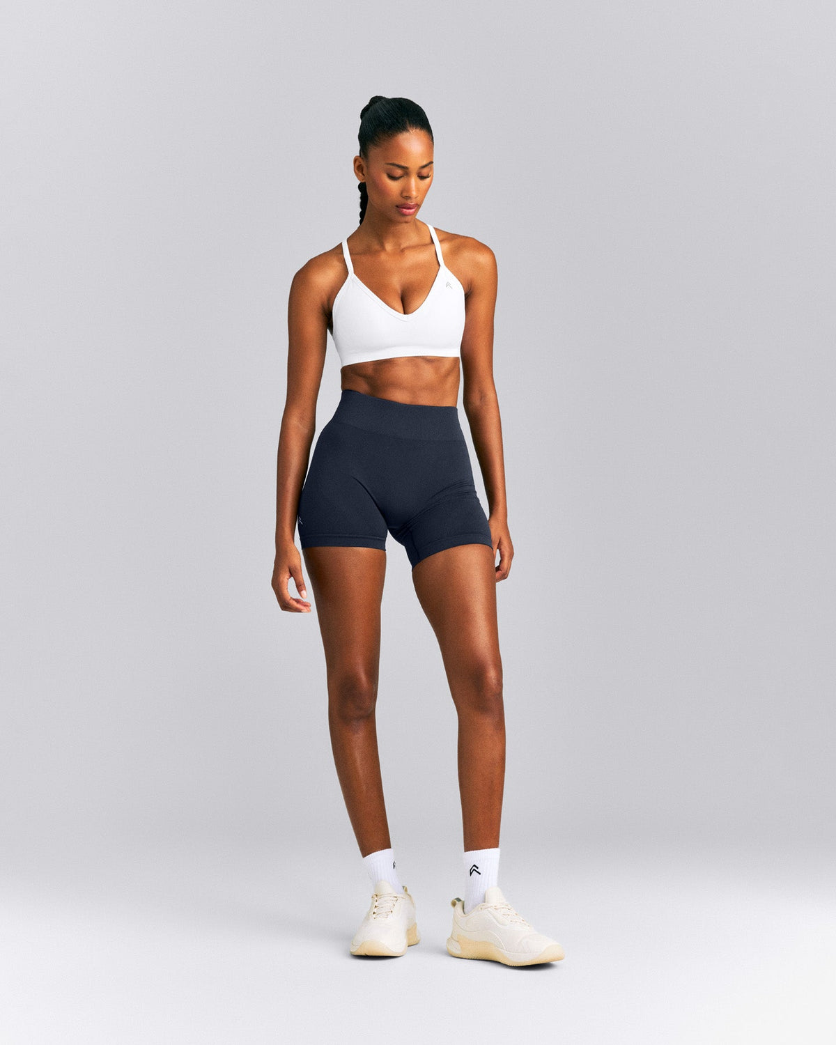Oner Active EnhanceLift™ Seamless Strappy Sports Bra | White