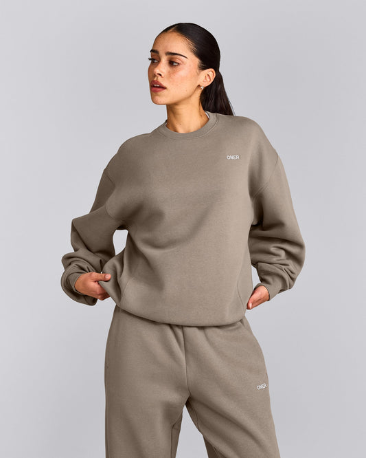 Oner Active Foundations Cosy Crew Neck Sweatshirt | Minky