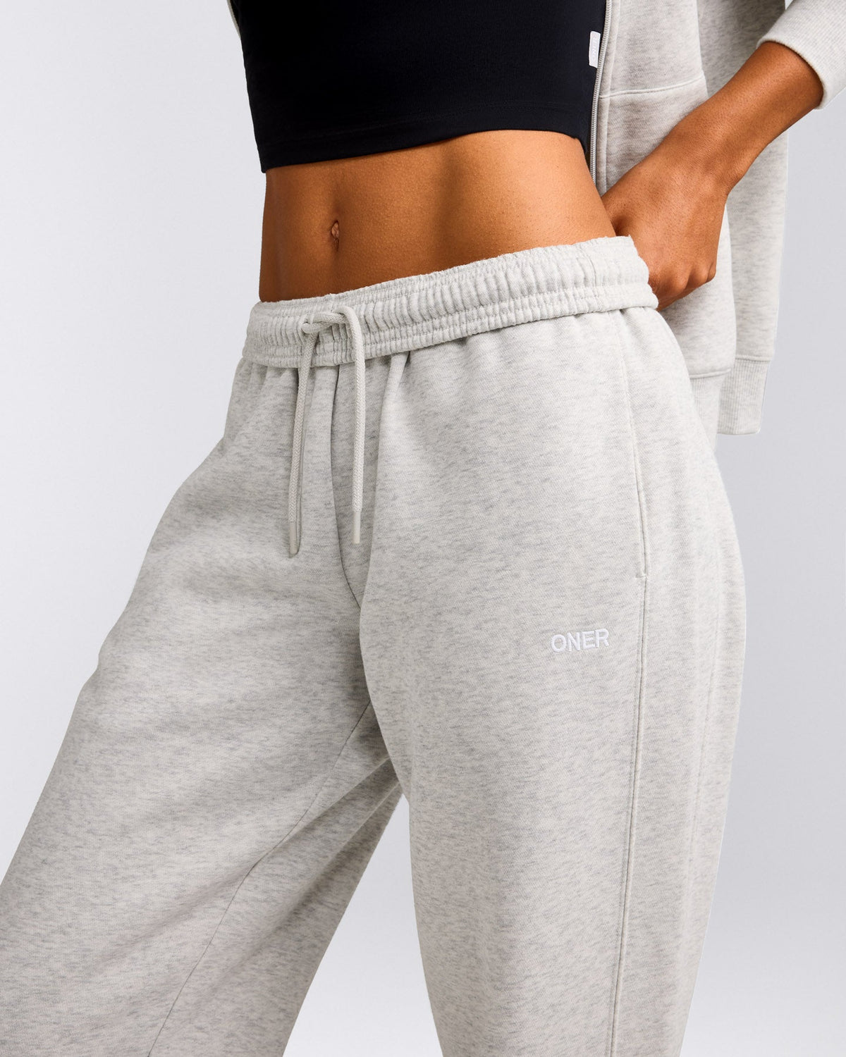 Oner Active Foundations Cosy Sweatpants | Light Gray Marl