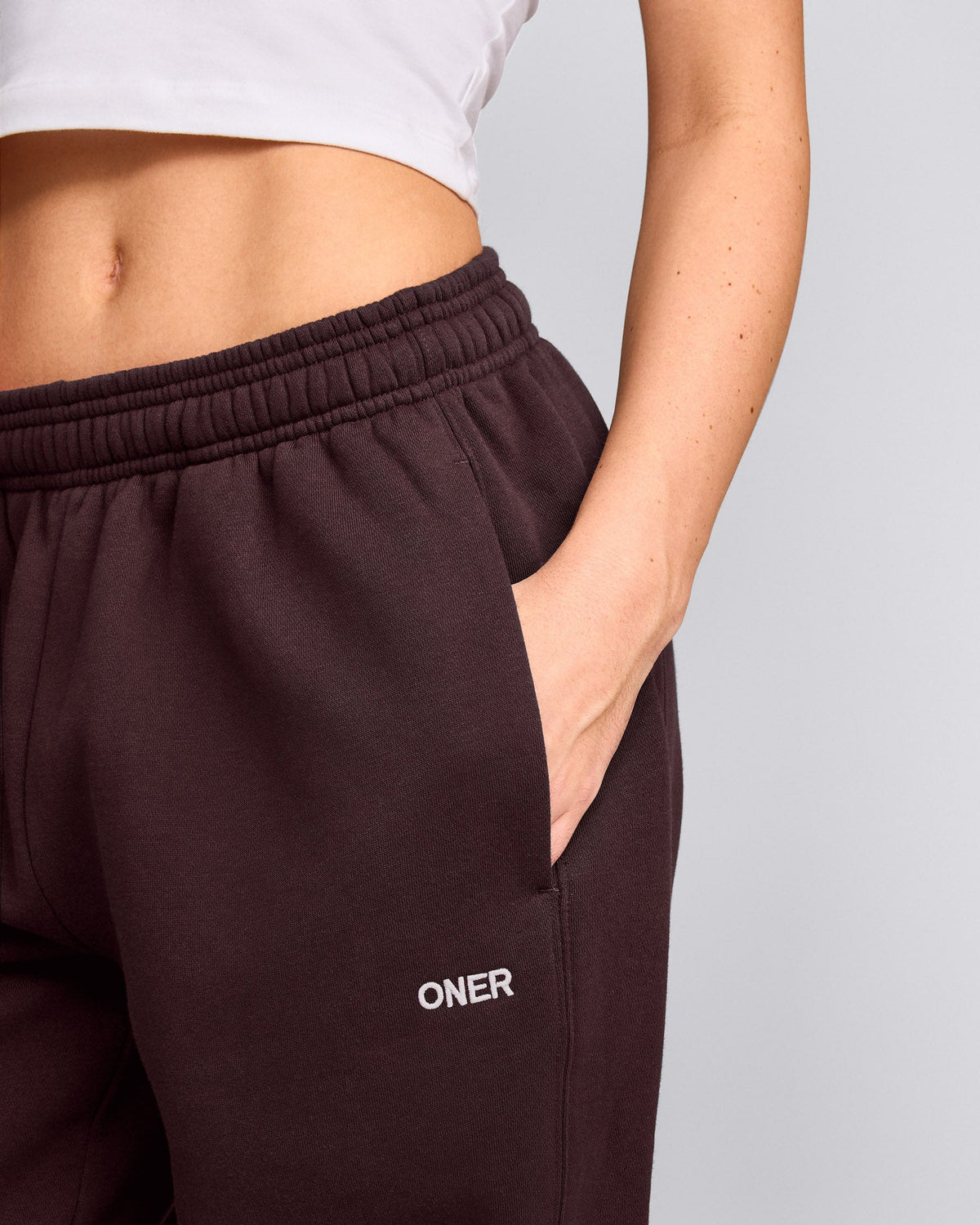 Oner Active Foundations Cosy Sweatpants | Plum Brown
