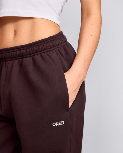 Oner Active Foundations Cosy Sweatpants | Plum Brown