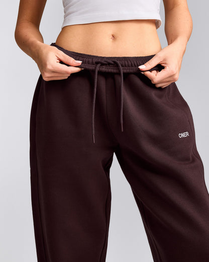 Oner Active Foundations Cosy Sweatpants | Plum Brown