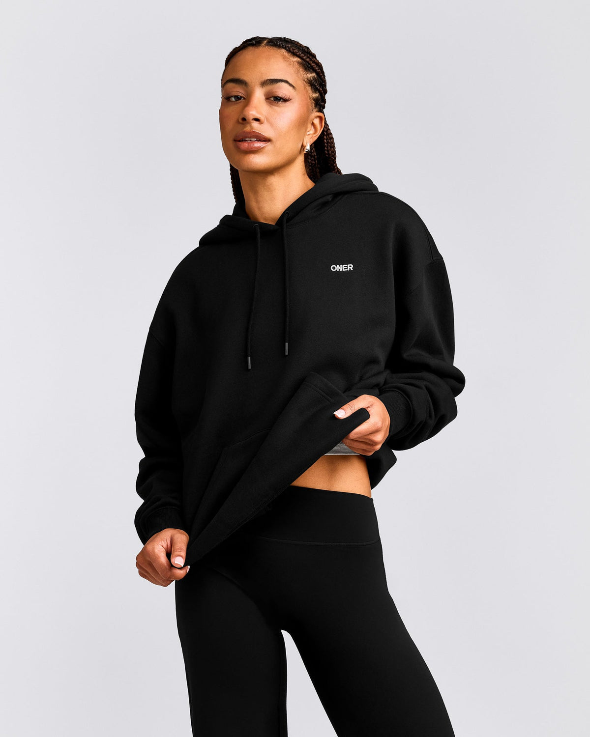 Oner Active Foundations Cosy Hoodie | Black