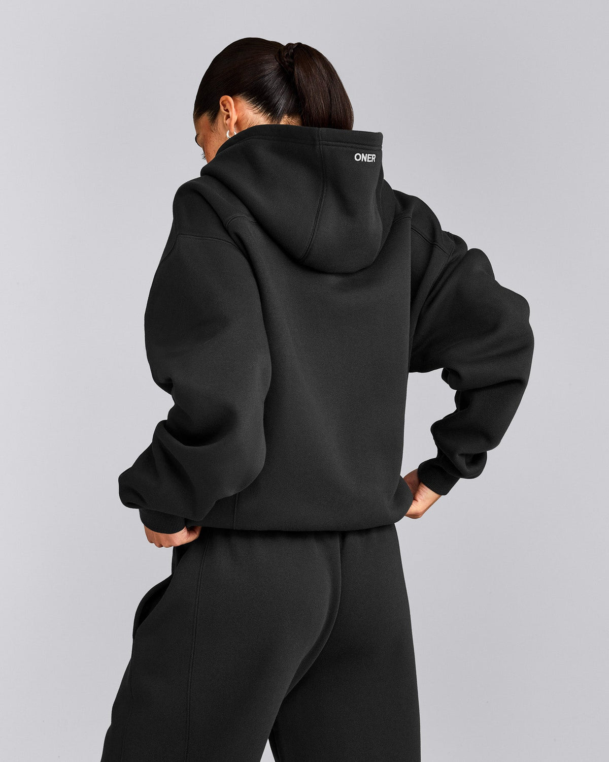Oner Active Foundations Cosy Hoodie | Soft Black