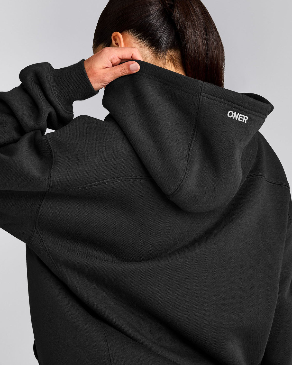 Oner Active Foundations Cosy Hoodie | Soft Black