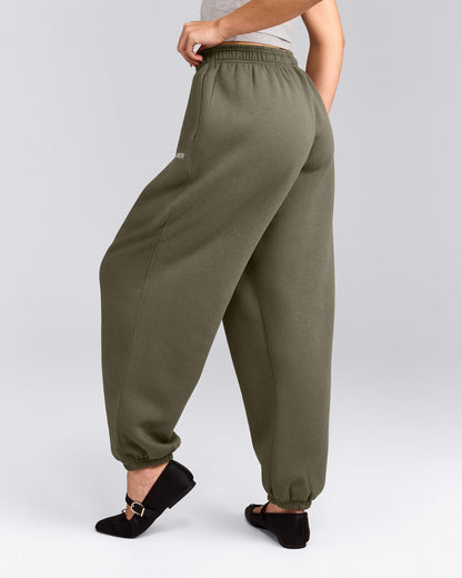 Oner Active Foundations Cosy Oversized Sweatpants | Alpine Green