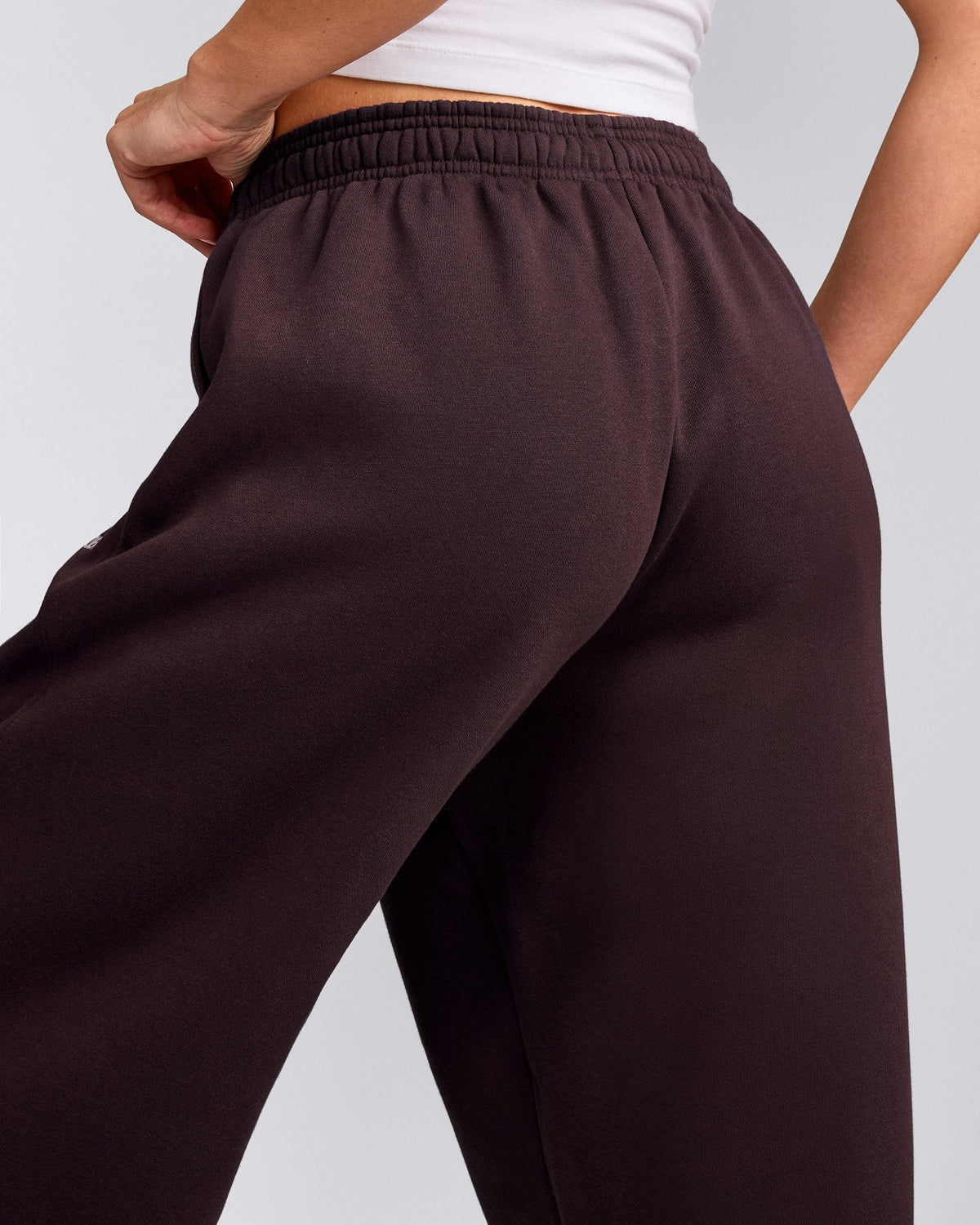 Oner Active Foundations Cosy Oversized Sweatpants | Plum Brown