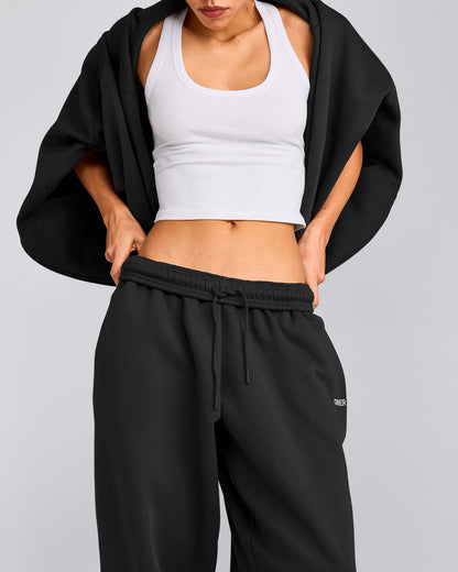 Oner Active Foundations Cosy Oversized Sweatpants | Soft Black