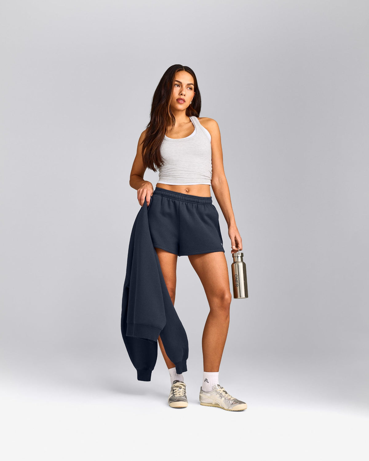 Oner Active Foundations Cosy Oversized Shorts | True Blue