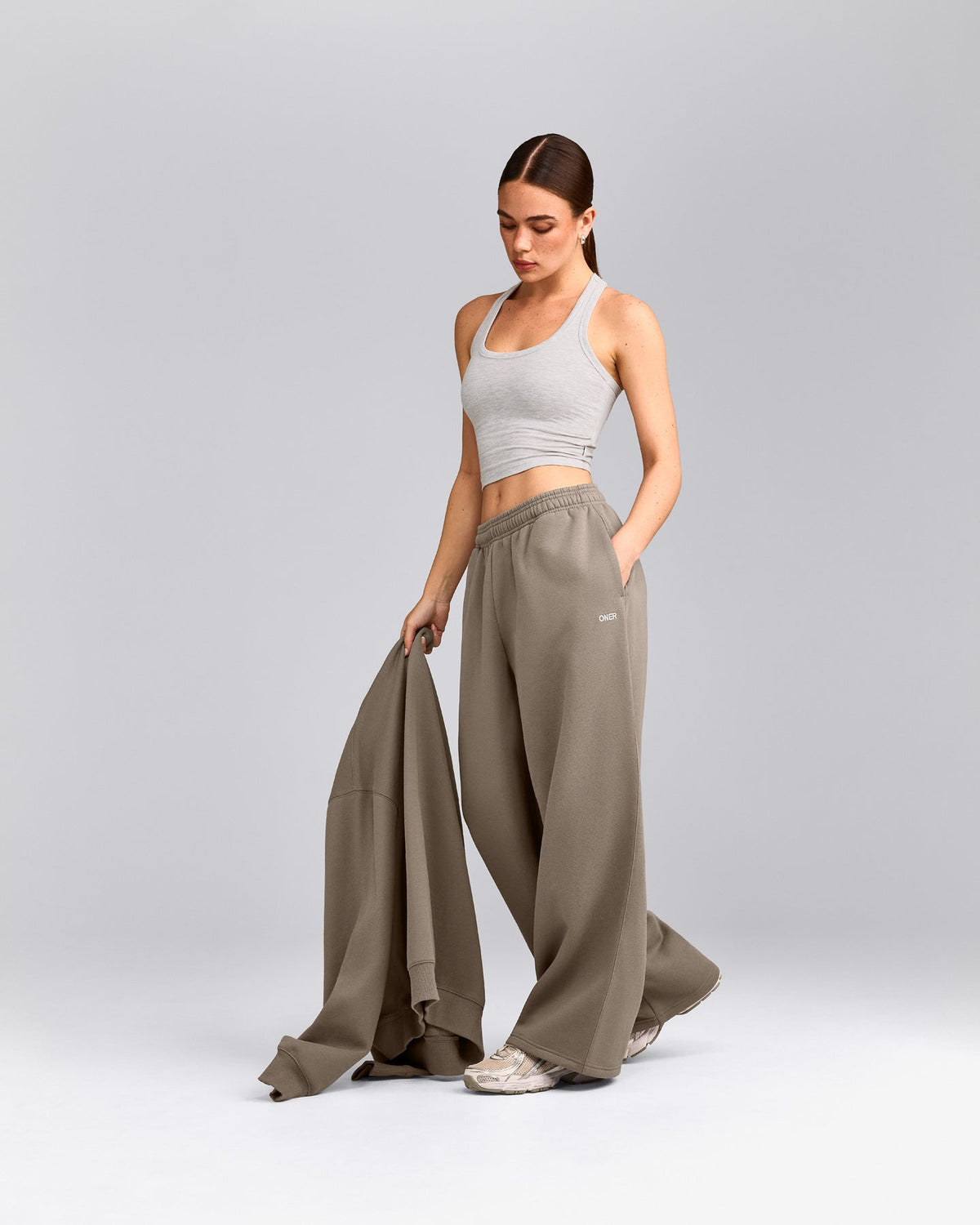 Oner Active Foundations Cosy Oversized Straight Leg Sweatpants | Minky