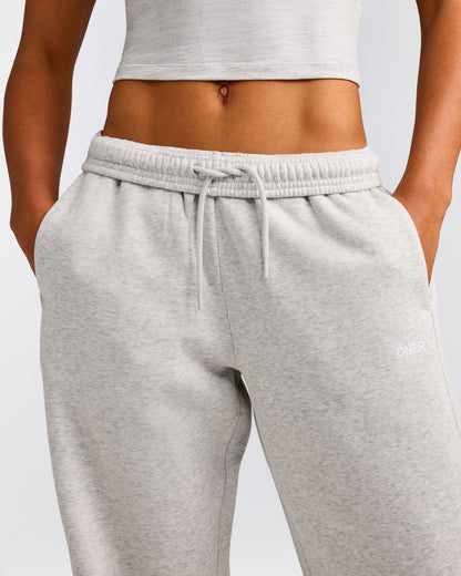 Oner Active Foundations Cosy Straight Leg Sweatpants | Light Gray Marl