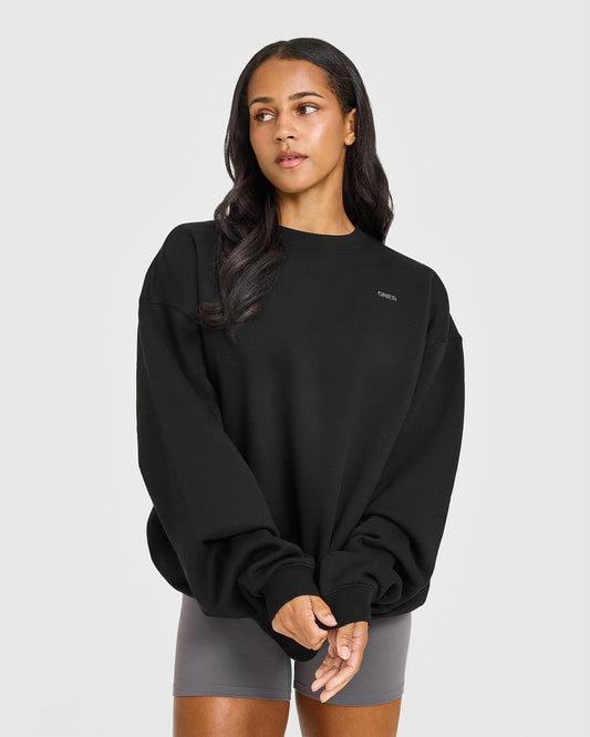 Oner Active Foundations Oversized Sweatshirt | Black