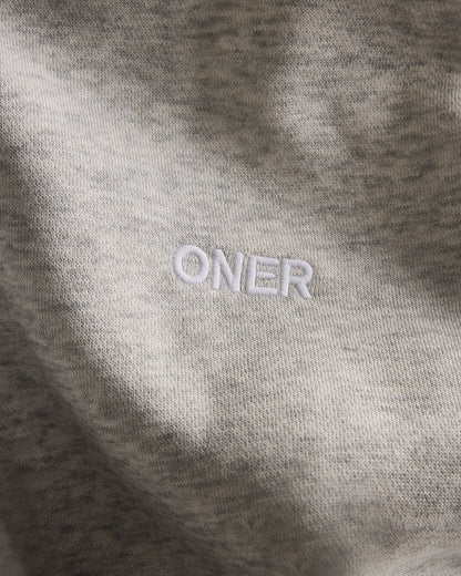 Oner Active Foundations Cosy Hoodie | Light Gray Marl