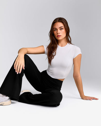 Oner Active Mellow™ Motion Crew Neck Mid Top | White
