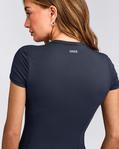 Oner Active Mellow™ Motion Crew Neck Top | True Blue