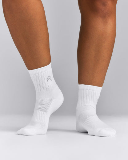 Oner Active Mid Crew Socks 3 Pack | Gray/White/Black