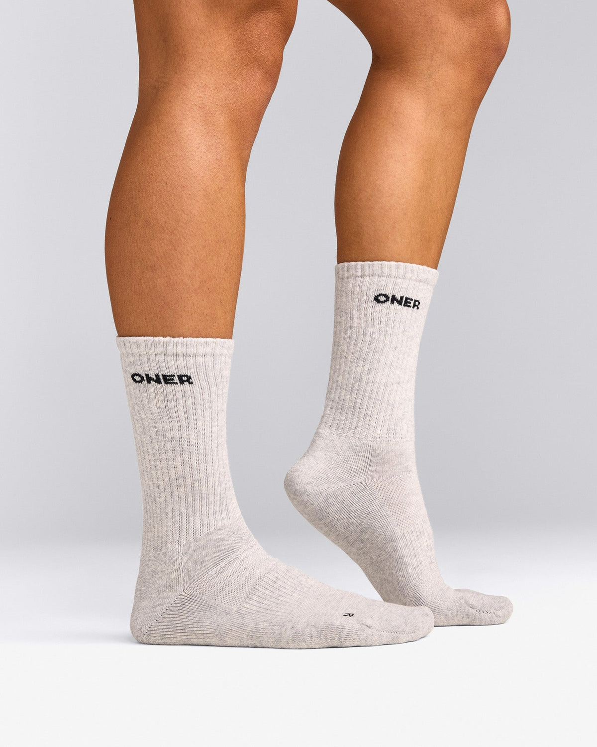 Oner Active Oner Long Crew Socks 1 Pack | Gray Marl