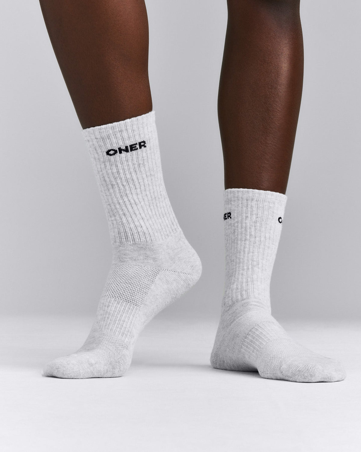 Oner Active Long Crew Socks 1 Pack | Gray Marl