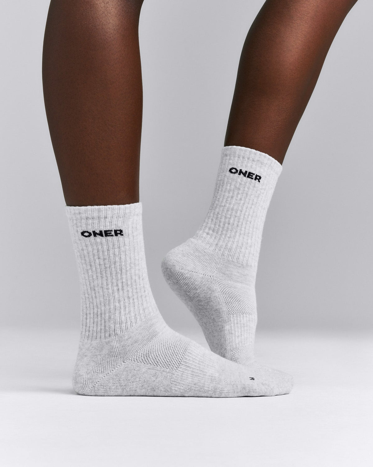 Oner Active Long Crew Socks 1 Pack | Gray Marl