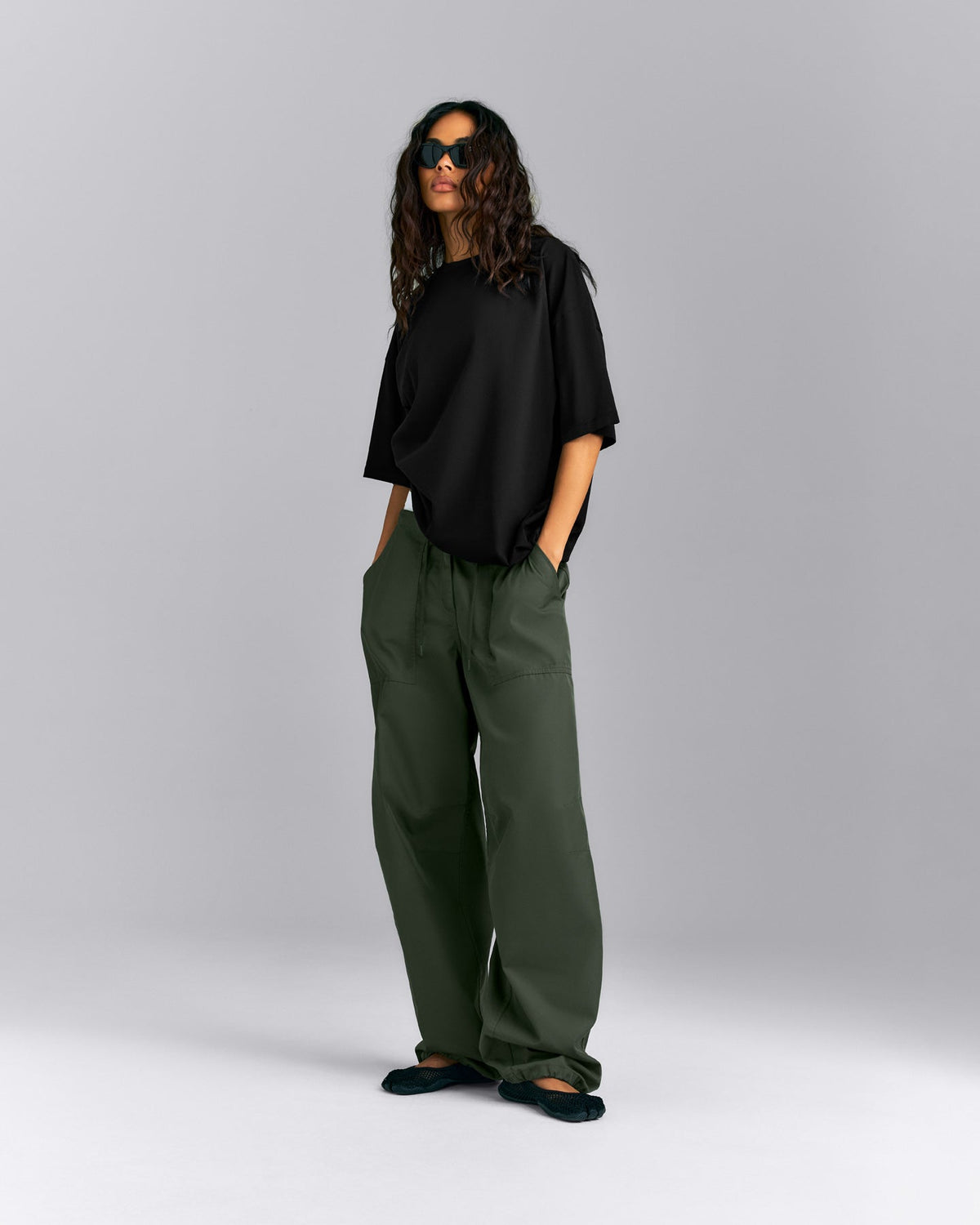 Oner Active Oversized Cotton Short Sleeve T-Shirt | Black