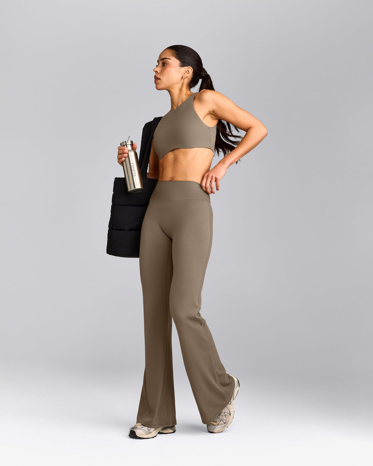 Oner Active SoftMotion™ Flared Pants | Moss Brown