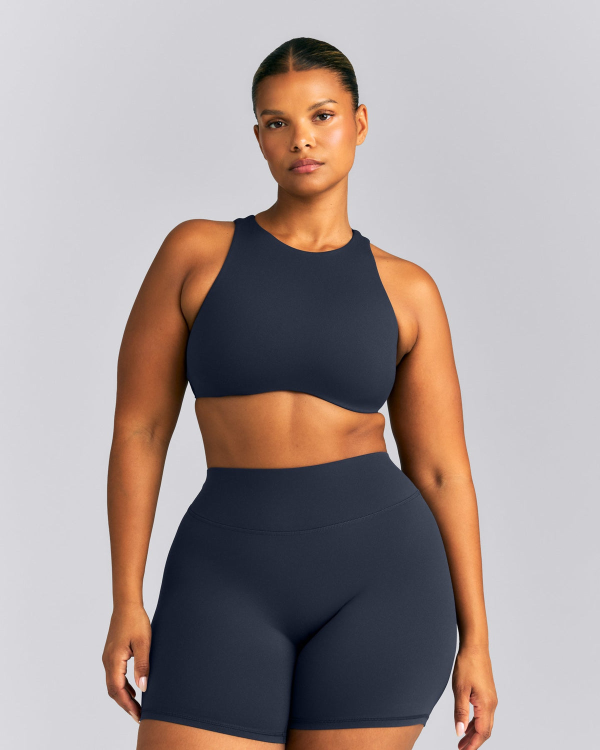 Oner Active SoftMotion™ High Neck Sports Bra | True Blue