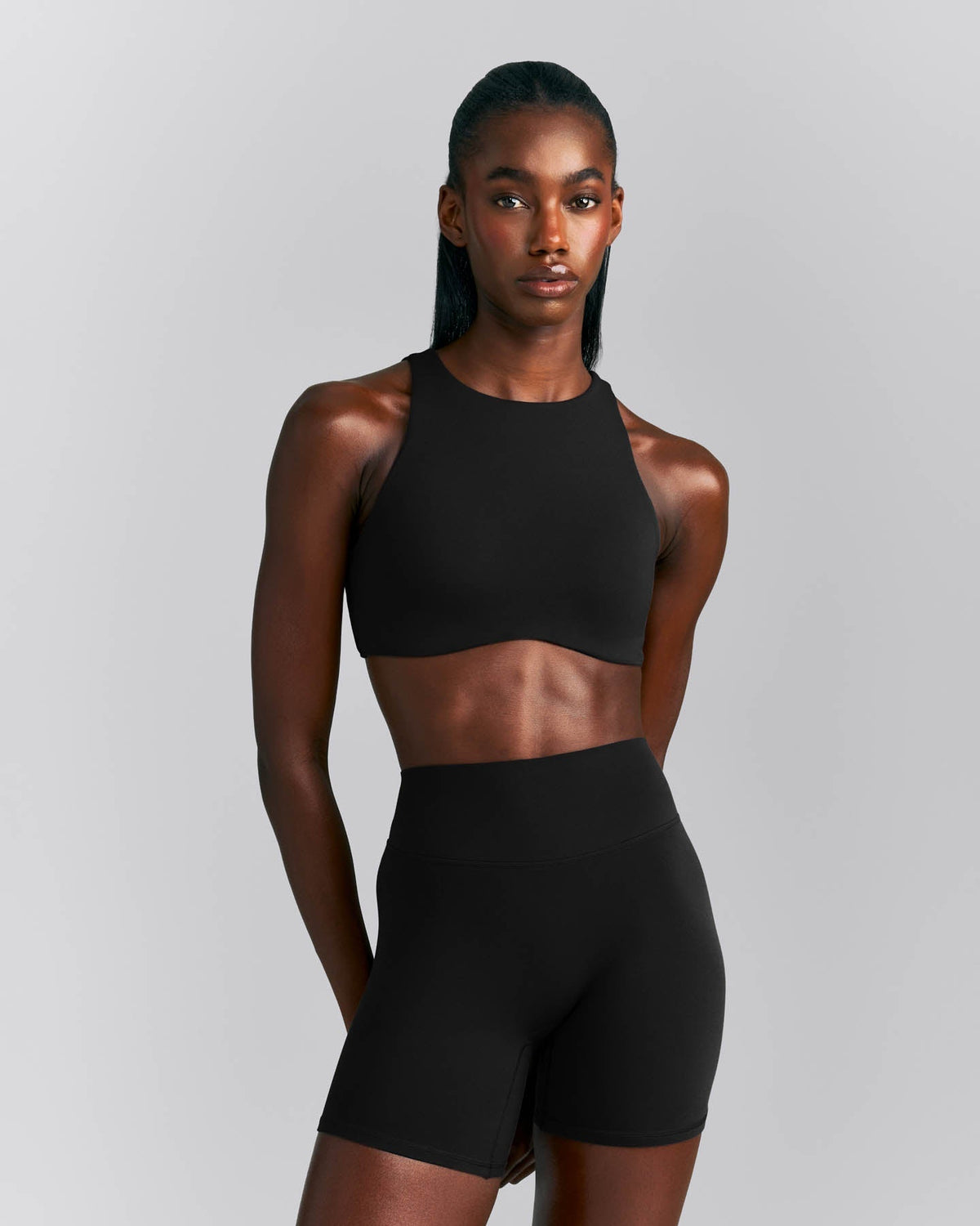 Oner Active SoftMotion™ High Neck Sports Bra | Black
