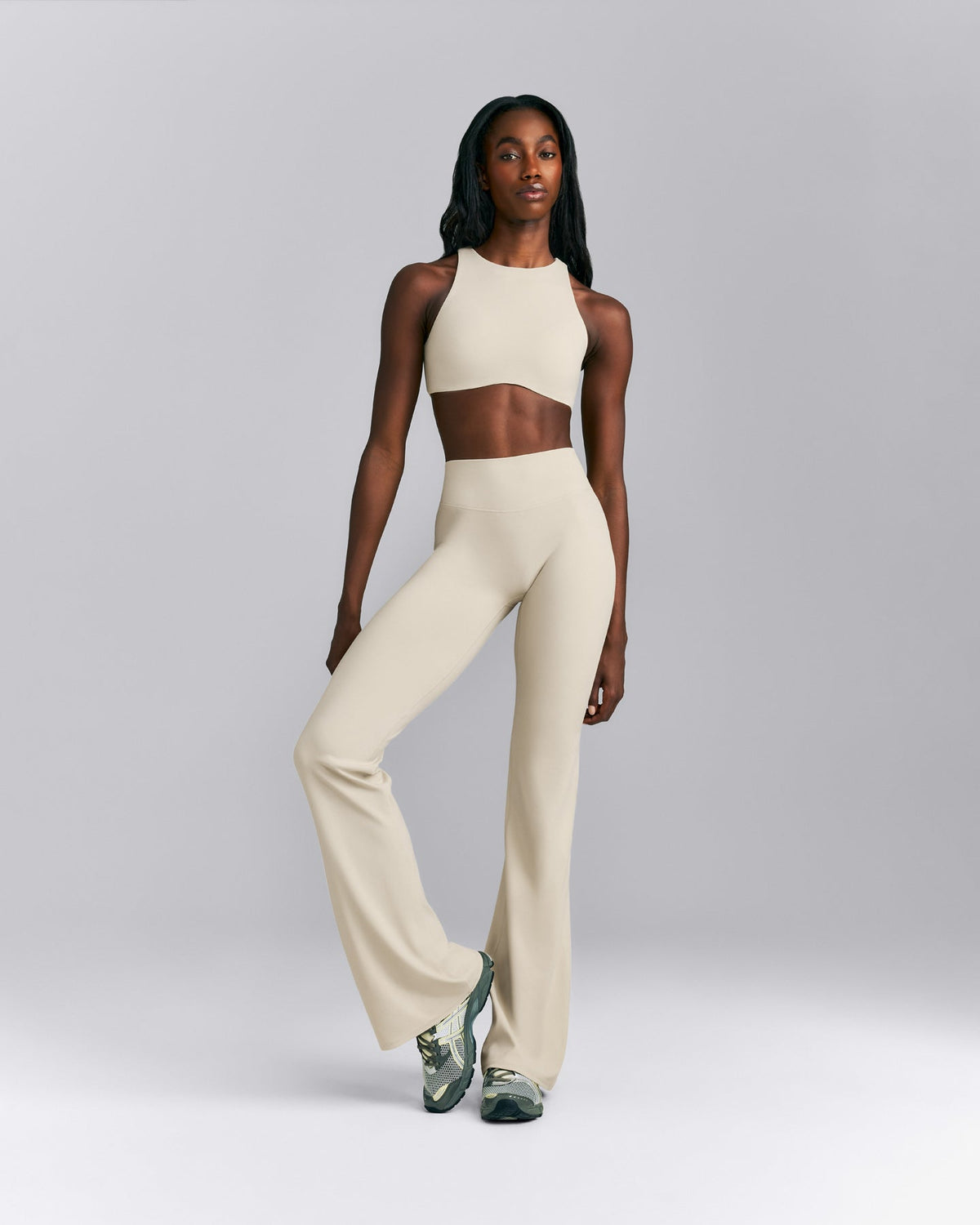 Oner Active SoftMotion™ High Neck Sports Bra | Oatmeal