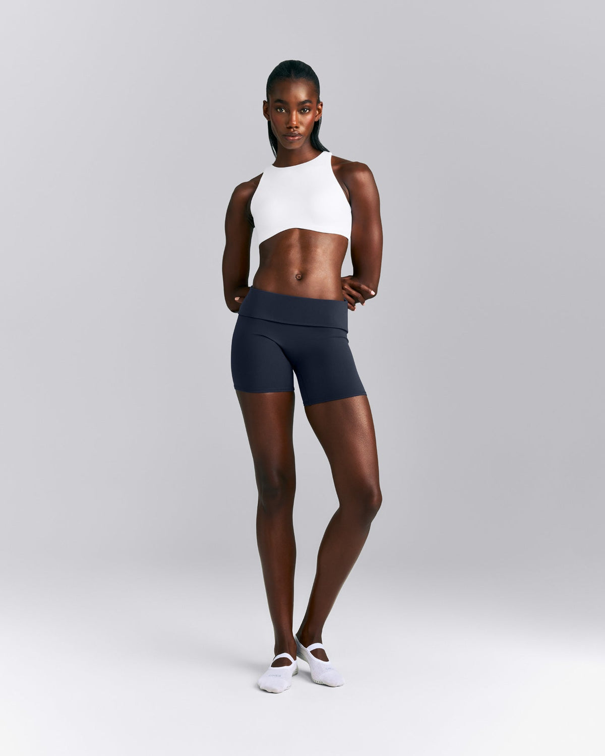 Oner Active SoftMotion™ High Neck Sports Bra | White
